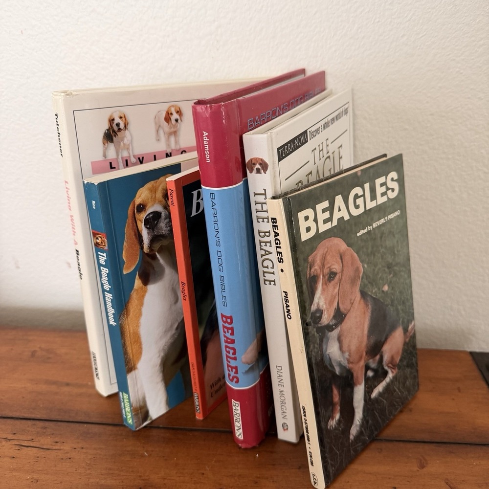 Lot Of 6 Beagle Books Handbook, Basics, Training Video‎